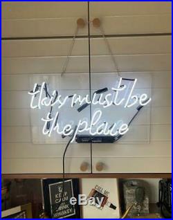 This Must Be the Place Neon Light Sign 20x12 Acrylic Lamp Beer Real Glass Bar