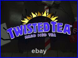 Twisted Tea Hard Iced Tea Led Opti Neon Logo Beer Sign 26X14 -new