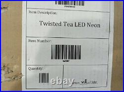 Twisted Tea Hard Iced Tea Led Opti Neon Logo Beer Sign 26X14 -new