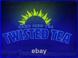 Twisted Tea Hard Iced Tea Neon Lighted Beer Sign Breweriana