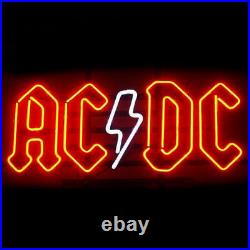 US STOCK 17 ACDC AC DC Decor Beer Neon Sign Light Lamp Artwork