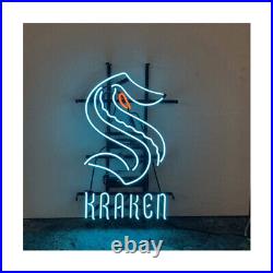US STOCK 17x12 Seattle Kraken Neon Sign Light Lamp Decor Man Cave Beer Bar JY