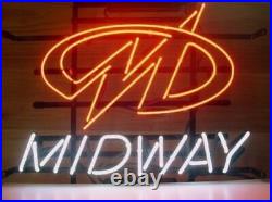US STOCK 20x16 Midway Neon Sign Light Lamp Beer Decor
