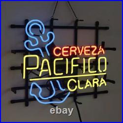 US STOCK Cerveza Pacifico Neon Sign Beer Bar Pub Wall Decor Artwork Gift 19x15
