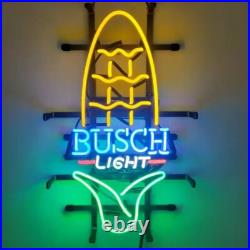 US STOCK Corn Light Beer Neon Sign 19x12 Lamp Beer Bar Pub Room Wall Decor