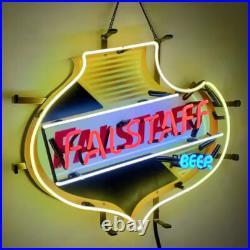 US STOCK Falstaff Beer Neon Sign 19x15 Beer Bar Man Cave Store Decor Gift