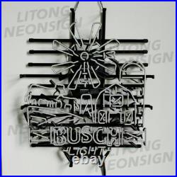 US STOCK Farm Barn Cow Beer Neon Light Sign Glass 24x20 Bar Cave Decor Gift