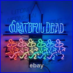 US STOCK Grateful Dead Neon Light Sign Beer Bar Pub Man Cave Wall Decor 24x20 US STOCK Grateful Dead Neon Light Sign Beer Bar Pub Man Cave Wall Decor 24x20