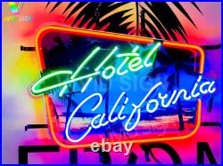 US STOCK Hotel California 20x16 Neon Sign Lamp Light With HD Vivid Printing