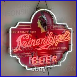 US STOCK Leinenkugels Beer Neon Sign 24x20 Custom Beer Bar Pub Wall Decor Gift