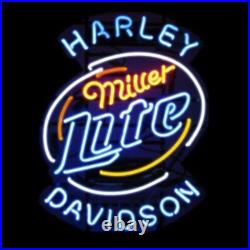 US STOCK Miller Lite Beer 20x16 Neon Sign Lamp Light Garage Real Glass US STOCK Miller Lite Beer 20x16 Neon Sign Lamp Light Garage Real Glass