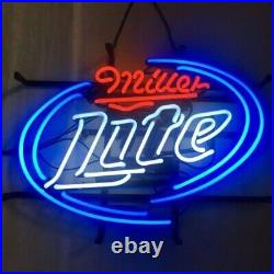 US STOCK Miller Lite Beer Bar 20x16 Neon Sign Lamp Light Fast Ship