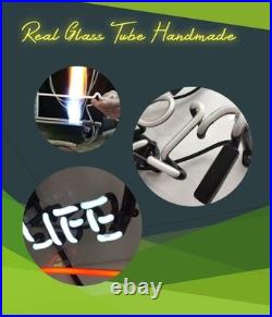 US STOCK Motorcycle Lite Beer Neon Signs Beer Bar Man Cave Store Decor 19x15