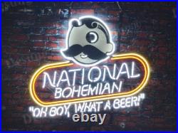 US STOCK Natty Boh National Bohemian Vintage Neon Sign Bar Man Cave Decor 24x20