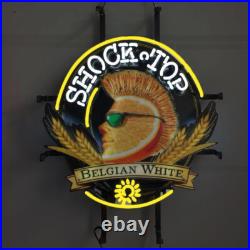 US STOCK Shock Top Beer Neon Sign 19x15 Beer Bar Cave Store Wall Decor Gift