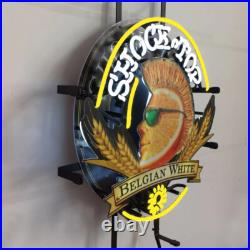 US STOCK Shock Top Beer Neon Sign 19x15 Beer Bar Cave Store Wall Decor Gift