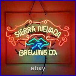 US STOCK Sierra Nevada Brewing Beer Neon Sign 19x15 Beer Bar Cave Wall Decor