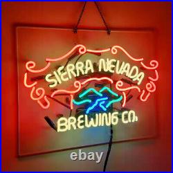 US STOCK Sierra Nevada Brewing Beer Neon Sign 19x15 Beer Bar Cave Wall Decor