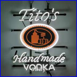 US STOCK Tito's Handmade Vodka Neon Sign 19x15 Beer Bar Cave Store Decor Gift US STOCK Tito's Handmade Vodka Neon Sign 19x15 Beer Bar Cave Store Decor Gift