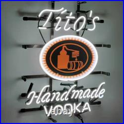 US STOCK Tito's Handmade Vodka Neon Sign 19x15 Beer Bar Cave Store Decor Gift US STOCK Tito's Handmade Vodka Neon Sign 19x15 Beer Bar Cave Store Decor Gift