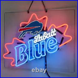 US Stock Buffalo Bills Labatt Blue Beer Neon Sign 19x15 Beer Bar Pub Wall Decor