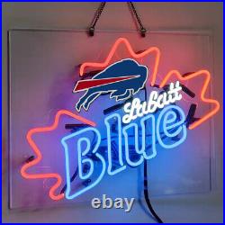 US Stock Buffalo Bills Labatt Blue Beer Neon Sign 19x15 Beer Bar Pub Wall Decor