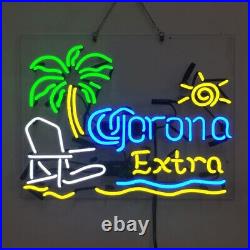 US Stock Corona Extra Chair Beer Neon Sign 19x15 Beer Bar Man Cave Wall Decor