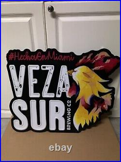 VEZZA SUR Brewing Co. NO Neon Sign Light Beer Bar Pub Hanging Artwork man cave