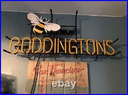 VINTAGE Boddington's Beer Bee Authentic Neon Sign (Pick Up Only)