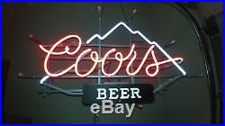 Vintage 1985 Coors Beer neon sign listed new as it was never used