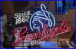 Vintage 30x23 Leinenkugel Beer Neon Sign Complete