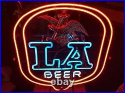 Vintage Large Anheuser-Busch LA Beer Lighted Bar Neon Sign NEW IN ORIGINAL BOX