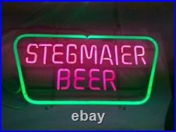 Vintage Working ONE Stegmaier Beer Neon Sign Incl. Transformer Working