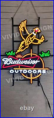 Vivid LED 24 Flying Pheasant Hunters Outdoors Beer Neon Sign Light With Dimmer