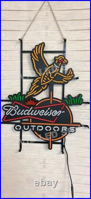 Vivid LED 24 Flying Pheasant Hunters Outdoors Beer Neon Sign Light With Dimmer