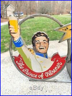 Vtg DUQUESNE (Brewing Co.) Pilsener Finest Beer in Town Beer Neon Sign RARE