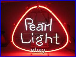 Vtg authentic PEARL LIGHT BEER Neon Sign / Bar Light TEXAS lone star shiner