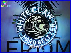 White Claw Hard Seltzer Beer 24x24 Neon Light Sign Lamp With HD Vivid Printing