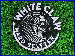 White Claw Hard Seltzer Beer 24x24 Vivid LED Neon Sign Light Lamp With Dimmer