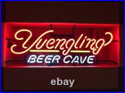 Yuengling Beer Cave Neon Sign Light Bar Wall Hanging Nightlight Art Gift 20x16