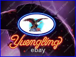 Yuengling Beer Eagle Lager 24x18 Vivid LED Neon Sign Light Lamp With Dimmer