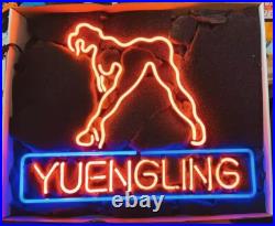 Yuengling Beer Live Nudes Girl 17x14 Neon Light Sign Lamp Bar Club Real Glass