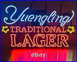 Yuengling Traditional Lager Beer Neon Light Sign Lamp Lager Bar Open Pub 24X20